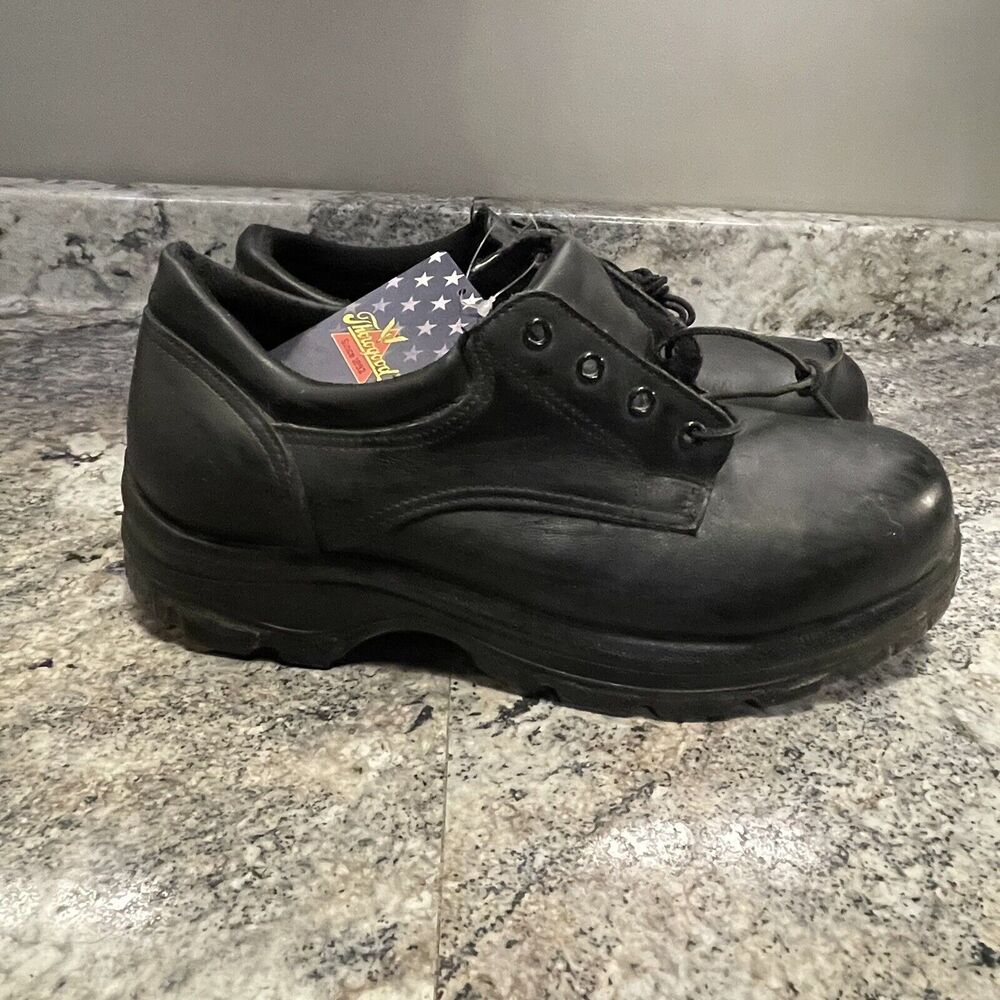 Thorogood Shoes Plain Toe Oxford Safety Toe Union USA Made Boots Size 10 M‎ New